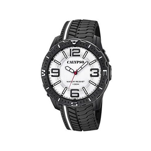 Calypso watches orologio analogico quarzo uomo con cinturino in plastica k5762/1