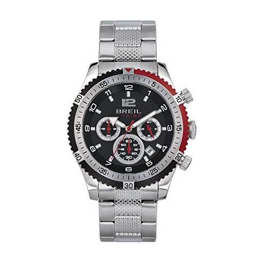 Breil orologio collezione race watches movimento chrono quarzo e bracciale in acciaio da uomo