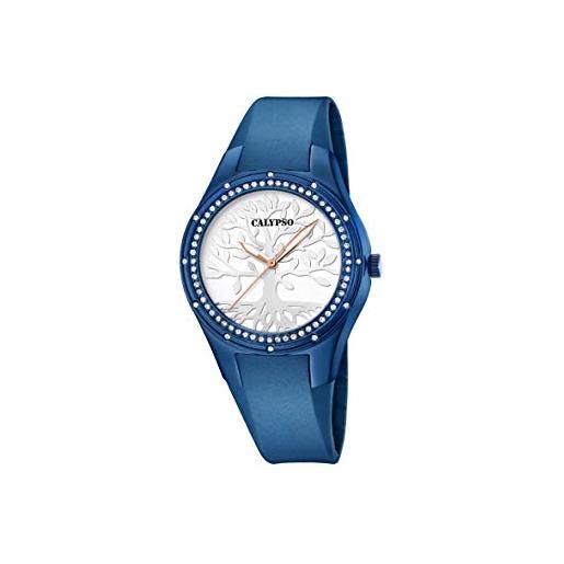 Calypso orologio analogico quarzo donna con cinturino in plastica k5721/c