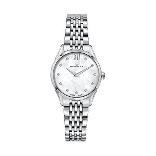 Philip Watch roma orologio donna solo tempo in acciaio, diamanti - r8253217501