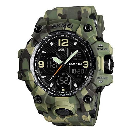 Yuxier camouflage impermeabile militare sport elettronico, verde camouflage