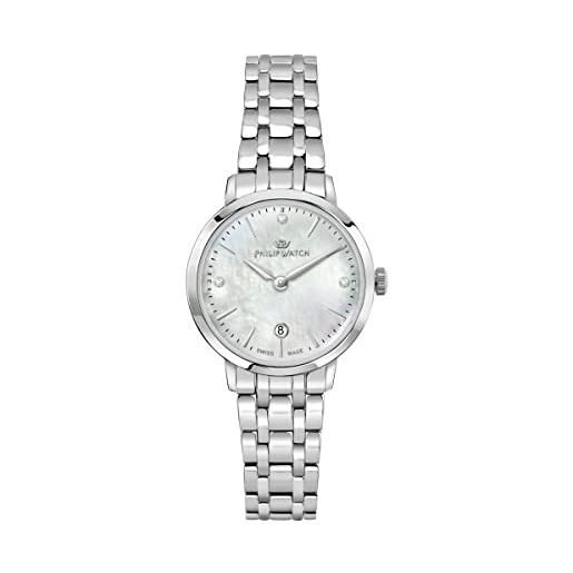 Philip Watch audrey orologio donna tempo e data in acciaio, diamanti - r8253150512
