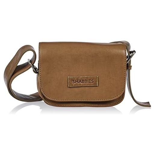 Shabbies Amsterdam, shb0343 crossbody vegetable tanned leather donna, 2007, s