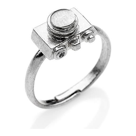 MARIA SALVADOR anello macchina fotografica in argento 925#ms105an (argento)