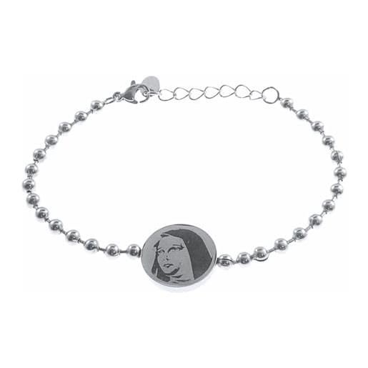 YFN Bracciale Uomo Donna Con Medaglia San Benedetto – Argento Sterling 925 – Catena Regolabile – Gioiello Protettivo In Confezione Regalo