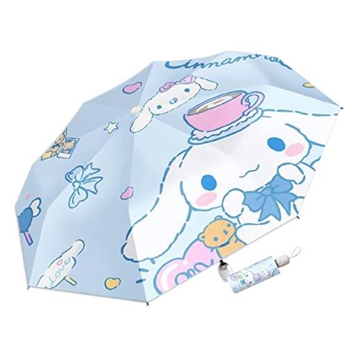 Roffatide anime cute dog umbrella 8 ribs umbrellas auto open compact folding travel umbrella windproof waterproof anti-uv protection umbrella light umbrella
