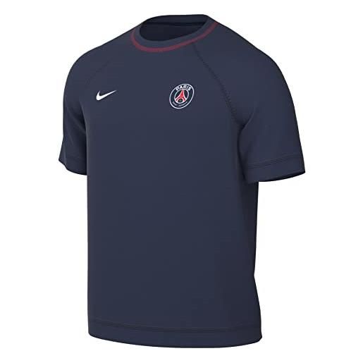 Nike paris saint germain dn1326-410 - maglietta da uomo, blu scuro, l