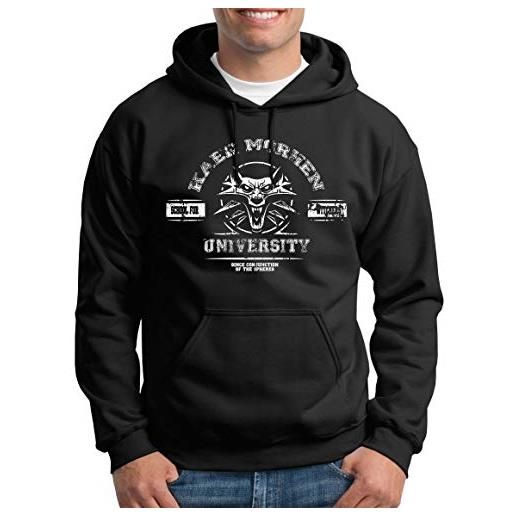 TShirt-People kaer morhen university - felpa con cappuccio da uomo nero xxxl