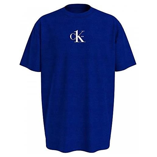 Calvin Klein ck one swimwear beach t-shirt, bold blue blu l