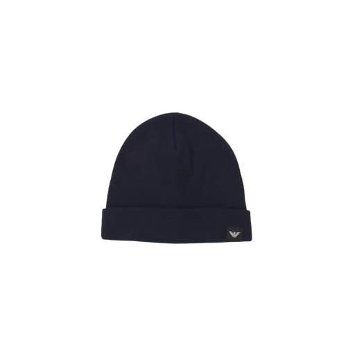Emporio Armani cappello cuffia con risvolto 627043 0a543 blue (m)