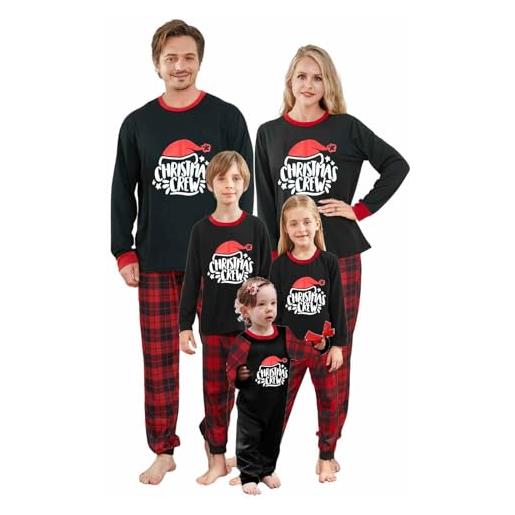 Raiodais pigiama natale famiglia natale famiglia pigiama christmas pyjama natale pigiama per uomo, donna, bambino(#105-donna, s)