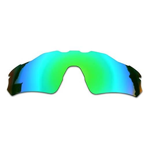 SOODASE per oakley radar ev path occhiali da sole argento lenti di ricambio polarizzate