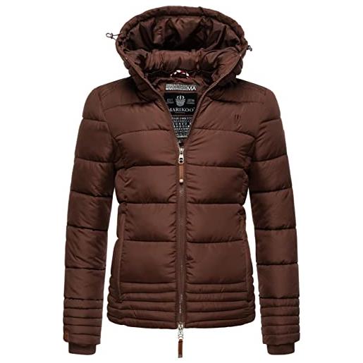 Marikoo giacca invernale da donna, trapuntata, taglia xs-xxl, fucsia, xxl