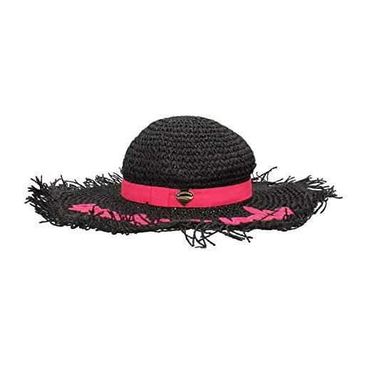 Le Pandorine cappello lanzarote hat star black paglia