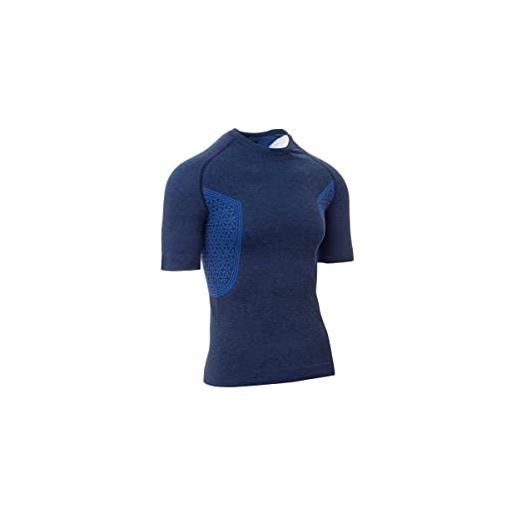 NSTF maglia maglietta termica uomo maniche corte t-shirt fino 6xl (6xl)