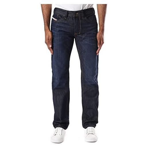 Diesel larkee jeans straight, dark blue 0806w, 36w / 36l uomo