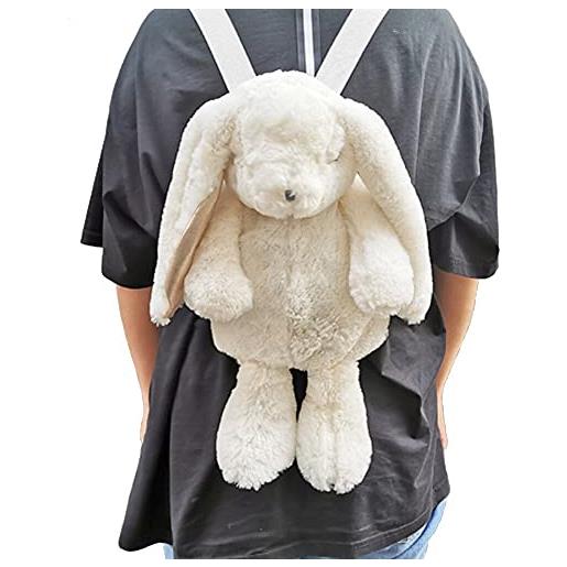 Modis kawaii giapponese bianco coniglio zaino scuola borsa a tracolla peluche bambini bambini ragazze ragazza studente regalo di compleanno