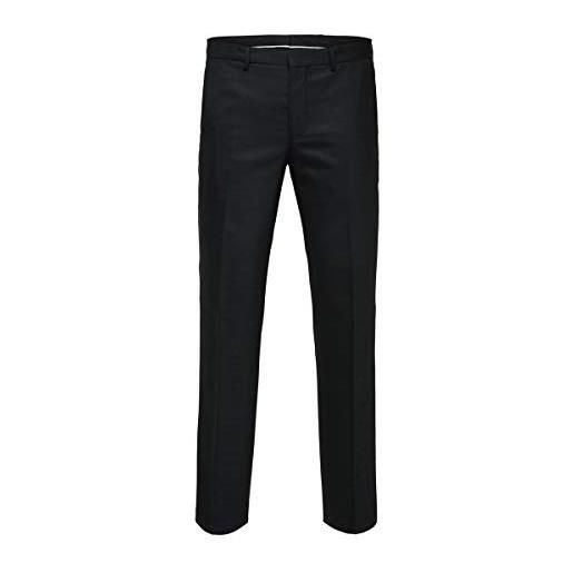 SELECTED HOMME slhslim-mylostate trs b noos pantaloni completo, nero (black black), 50 (taglia produttore: 44) uomo