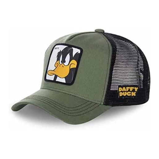 Undify anime baseball cap daffy duck hat snapback hat per uomo ragazzi ragazze regolabile, multicolore, etichettalia unica