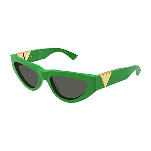 Bottega Veneta occhiali da sole bv1176s green/green 55/19/130 donna