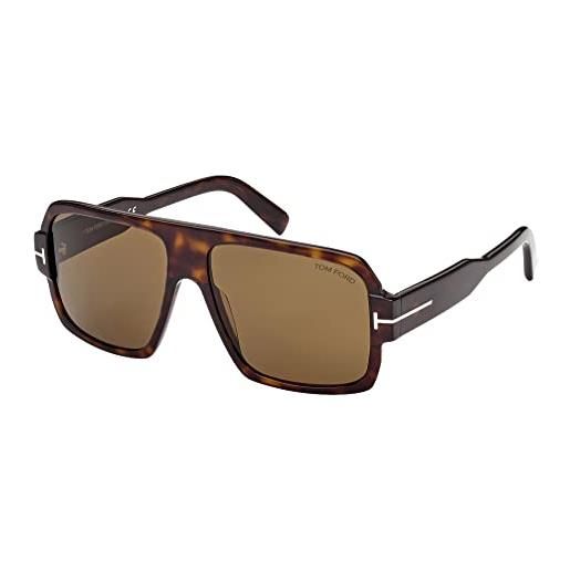 Tom Ford occhiali da sole camden ft 0933 dark havana/roviex 58/15/145 unisex