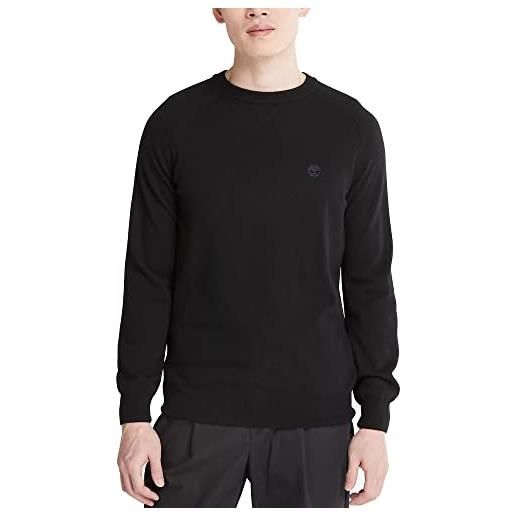 Timberland maglione da uomo girocollo raglan nero taglia m codice tb0a5uj9001