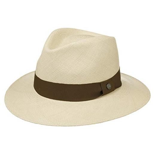 LIERYS cappello panama sophisticated uomo donna realizzato a mano in ecuador estivo nastro decorativo in gros-grain