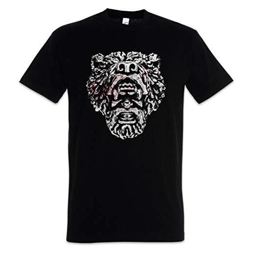 Urban Backwoods viking bear head uomo t-shirt nero taglia 4xl