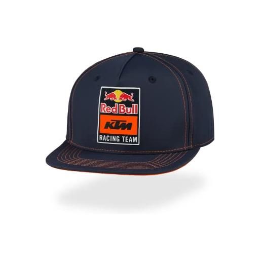 Red Bull ktm carve flat cap, navy/arancione, taglia unica
