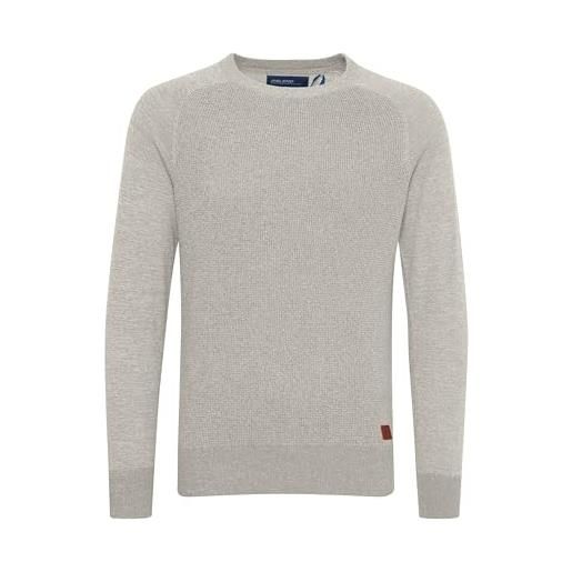b BLEND blend gandolf maglione pullover maglieria da uomo con girocollo in cotone 100% , taglia: xl, colore: black (70155)