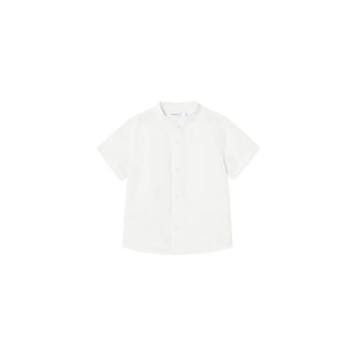 Mayoral camicia m/c c/coreana per bimbo bianco 24 mesi (92cm)