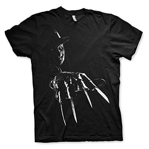 A Nightmare On Elm Street licenza ufficiale freddy krueger maglietta uomo mezze maniche (nera), xx-large