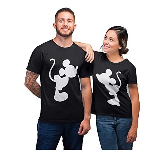 fashwork coppia t-shirt magliette innamorati - mouse - innamorati - idea regalo
