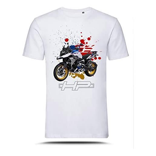 AZgraphishop t-shirt con grafica r 1250 gs hp splatter style ts-bm-025 (xl)