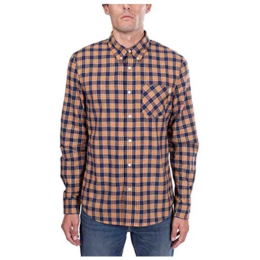 Timberland - camicia uomo scozzese con etichetta logo - taglia xxl