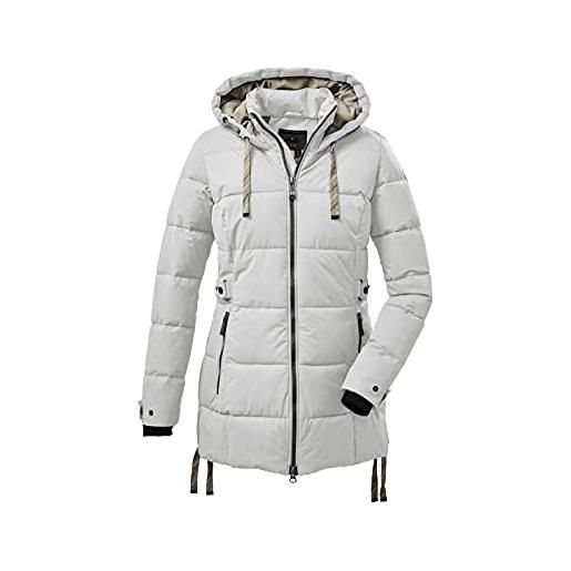 G.I.G.A. DX gw 38 wmn qltd jckt giacca invernale trapuntata con cappuccio, bianco rotto, 34 donna