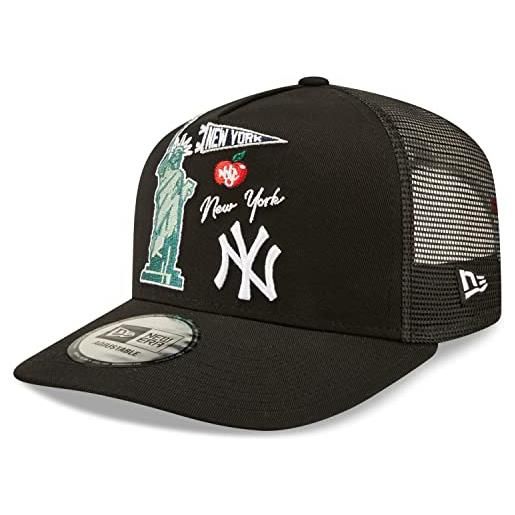 New Era city graphic trucker cappellino da baseball, nero, taglia unica uomo