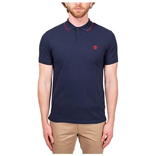 Timberland - polo uomo slim con ricamo logo - taglia l