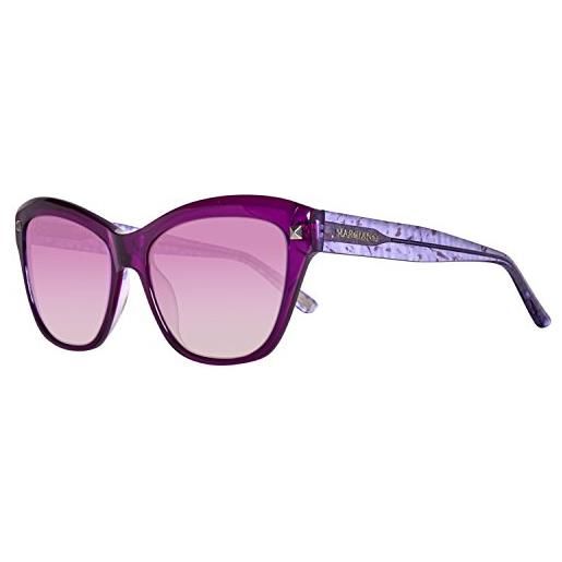Guess by marciano sonnenbrille gm07415683c occhiali da sole, viola (violett), 57 donna