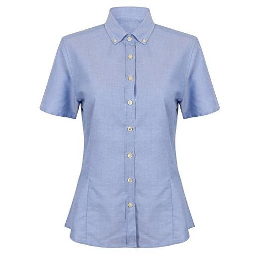 Henbury - camicia a manica corta - donna (s) (blu)