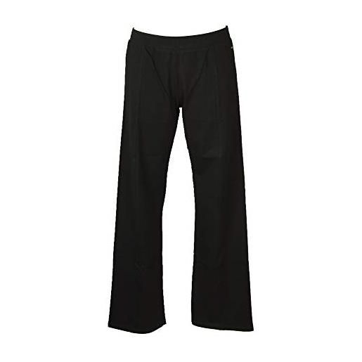 Campagnolo pantalone donna cotone jersey stretch estivo comodo sportivo articolo 4l225-6, u901 nero - black, l