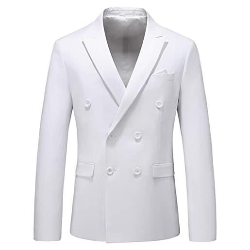 Giubbotto Catarifrangente Uomo - Cappotto a Maniche lunghe con cardigan da  baseball in Tinta Unita con Tasche a Tinta Unita alla da Uomo Completo :  : Moda