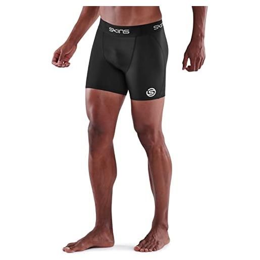 Skins series-1 - pantaloncini da corsa, da uomo, taglia m, 2021, colore: nero