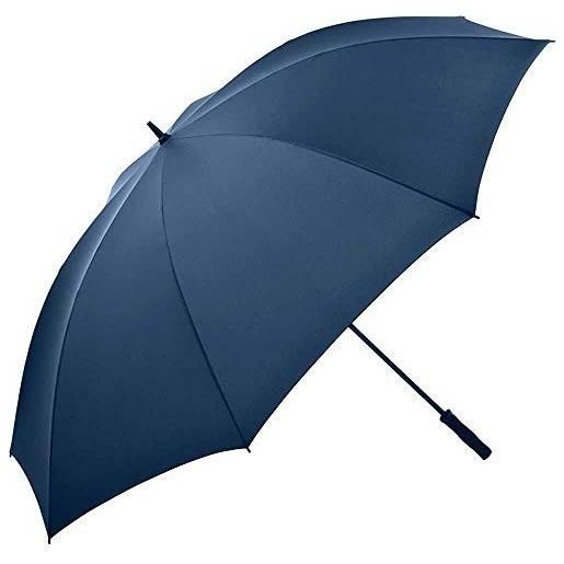 Fare 6485 - ombrello da passeggio molto grande, dimensioni 180 cm, fino a 7 persone, colore: blu marino