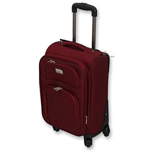 Ormi trolley piccolino espandibile semirigido in poliestere 50 cm 30 litri 4 ruote, bagaglio a mano piccolo ideale solo per brevi viaggi (bordo)