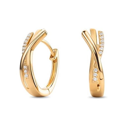 Miore Orecchini A Sfera In Oro Giallo 18K (750) – Artigianali, 0,42 Gr, Ipoallergenici