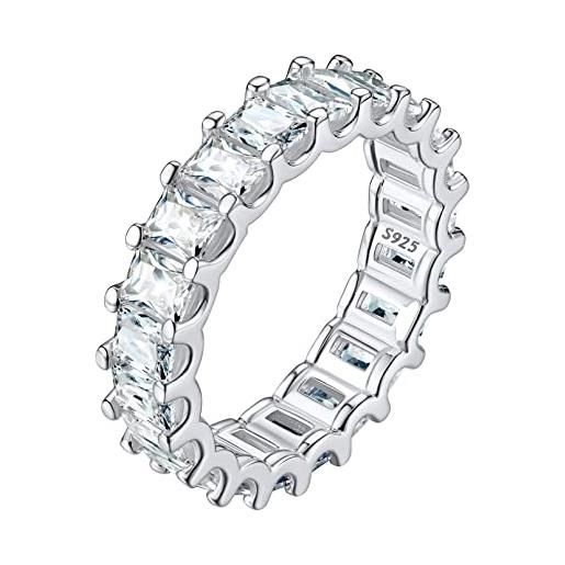 ChicSilver ferma fede argento donna anelli brillante da donna anelli donna brillante misura 12