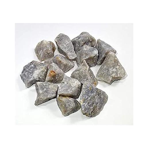 Blessfull Healing 1/2 (mezza) libbra bulk quarzo fumé naturale pietre grezze cristalli lucidati per cristalli curativi, meditazione