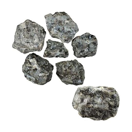 Blessfull Healing 1/2(half) lb bulk larvikite naturale pietre grezze cristalli lucidati per cristalli curativi, meditazione