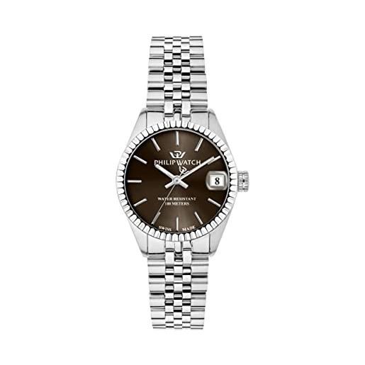 Philip Watch caribe orologio donna, tempo e data, 39x31,3mm